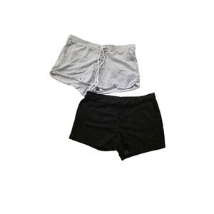 S51 BUNDLE: 2 pairs of shorts joggers Preloved black & gray
XL
